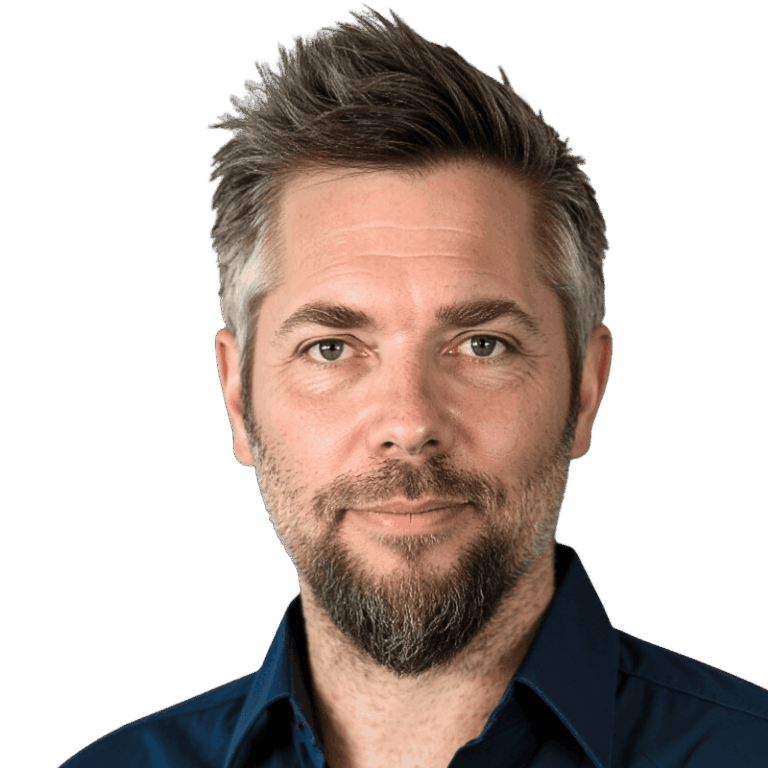 Portrait, Tom Büscher, UX-Architekt & Experte für visuelle Klarheit