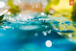 Makroaufnahme von Wassertropfen, die Muster und Licht reflektieren – ein Symbol für die disziplinierte Beobachtung von Systemen und funktionaler Klarheit.