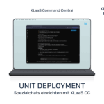 Darstellung der KLaaS Command Central, die einen System-Prompt für eine neue KI-Unit generiert.